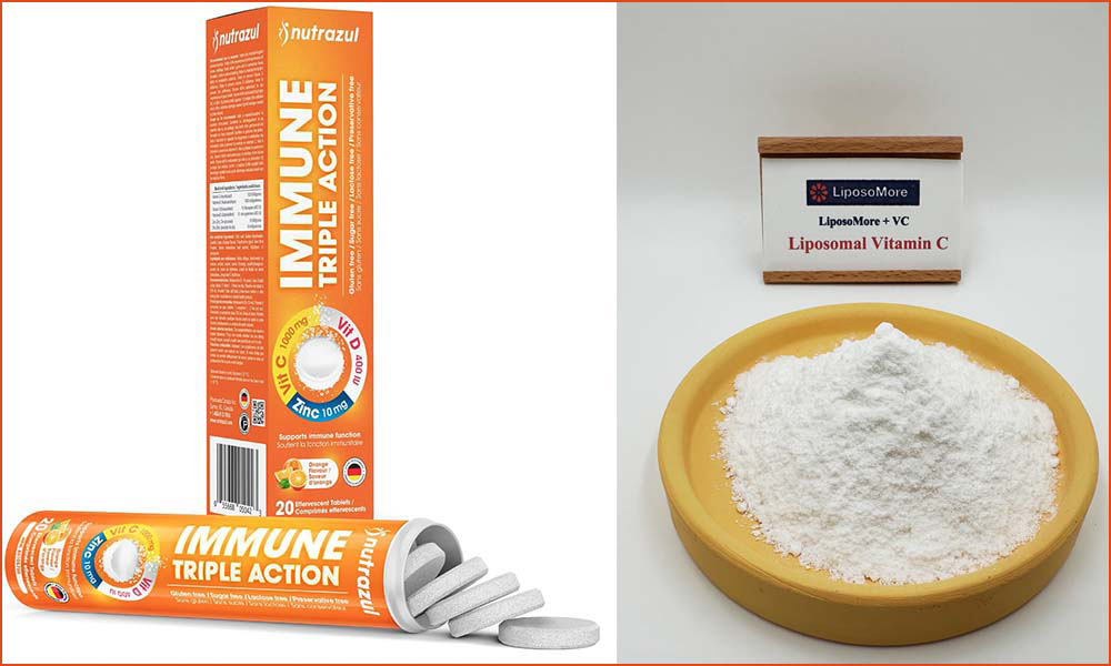 Liposomal Ingredients for Effervescent Tablets